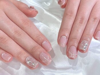 ピンク×ピクシーネイル ¥9900