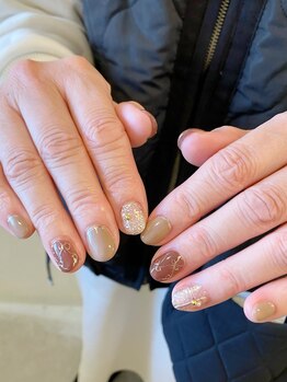 ゼロ アトリエ(ZERO Atelier)/細リボンミラーネイル