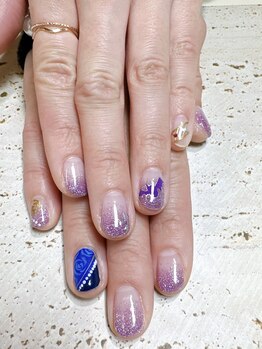 推しの概念ネイル