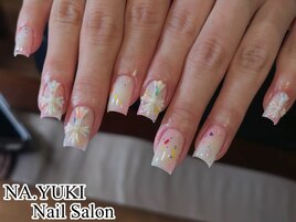 カラフルクロムネイル十字架