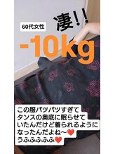 アンスリウム美容整体院 鍼灸院 接骨院/６０代女性-10キロ服ゆるゆる！