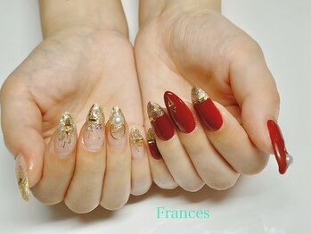 フランセス(Frances)/アシンメトリーネイル