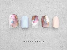 マリー ネイルズ いわきラトブ店(MARIE NAILS)/定額7,700円税込 もやもや 0217d