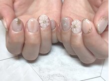 アマネラ(Amanera)/ぷっくりフラワーネイル