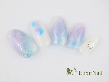 エリクサーネイル 神田(Elixir Nail)/シンプル / クーポン使用