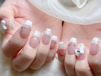 シーアンドビーネイル(C&B Nail)/持ち込みデザイン【リボン】