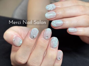 メルシー(Merci)/人魚のしっぽネイル