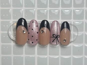ジョアネイル(JOA Nail)/ドット/フレンチ/リボン