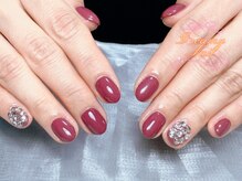 ドリーミー ネイル 上野(Dreamy Nail)/ワンカラー×ストーン