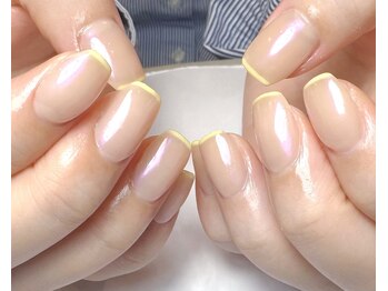 春×オーロラ×スキニーフレンチ