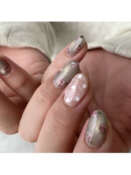 モワズネイル(moi's nail AS ONE IS)/magnet×lace