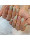 ミントグリーンシンプルデザイン