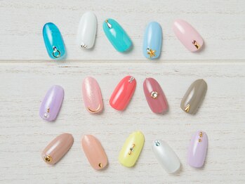 ア ネイル(A nail)/シンプルワンポイント☆
