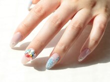 ソウ 難波店 nail salon Sou/カラフルVカットnail
