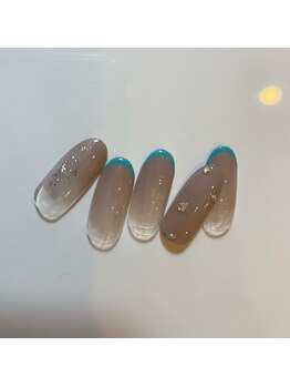 スパークリング ミント 森ノ宮店(sparkling mint)/7月 月替わりアートコース♪
