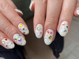 カラフルストーンネイル