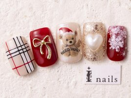 クリスマスくまチェック