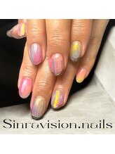 シンラヴィジョンネイルズ(sinravision.nails)/オーロラネイル