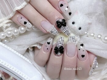 リンドネイル バイ モカ アンド ララ(Lind nail by moca and LaLa)/【mio】ツイードネイル