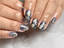リライトネイル(Relight nail)/大人ネイビーニュアンスネイル☆