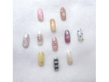 シェリーピンク(cherie pink)/2本アート