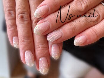エヌズネイル 三鷹駅前北口店(n’s nail)/simple shell nail