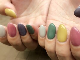 くすみカラー5色