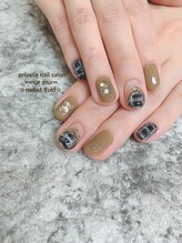 プライベート ネイルサロン マーマ(murmur)/チェックネイル