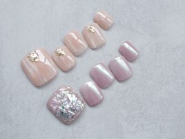 【ニュアンスフットネイル】