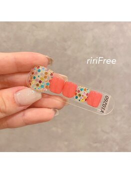 リリフリー(riri Free)/キラキラ フットネイル