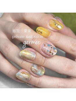 春カラーでニュアンス♪