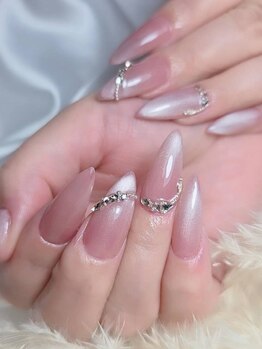 ビビラグジュアリーネイル(Vivi Luxury Nail)の写真/【定額アート¥6600~】美爪しか作らない。憧れ"ちゅるん"美爪に。フィルイン対応/マグネット多数