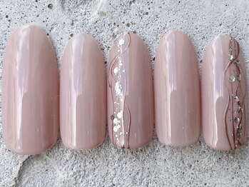 フリークネイル(FREAK Nail)/モーブピンクラインラメ ¥7000