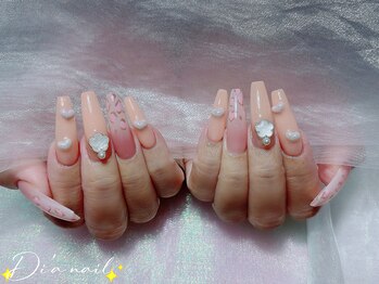 ディアネイルサロン 池袋(Di’a)/持ち込み/豹柄/長さだし