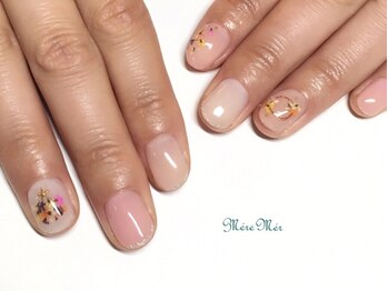 メールメール 和光市本店(MereMer)/春の押し花ネイル