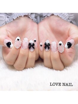 ラブネイル(LOVE NAIL)/リボンネイル