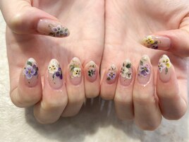 お花ネイル