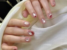 水光マグネット定額ネイル