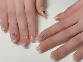 ピンクチークネイル ¥9900