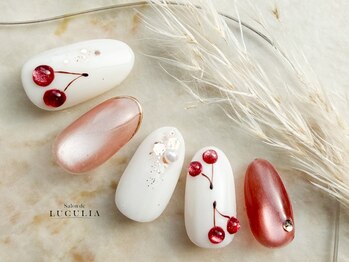 #さくらんぼネイル