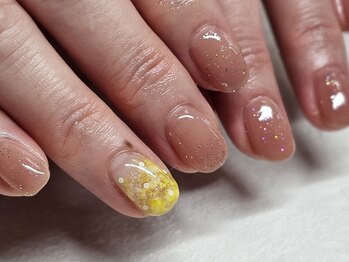 ミモザ風ぽんぽんart