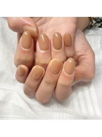 肌馴染みちゅるんネイル