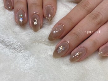 ブランテラス ピュールネイル(BLANC TERRASSE+purnail)の写真/【パラジェル導入店☆】大人女性に人気の+pur NAIL Group☆爪を削らず・傷まない施術で納得の仕上がりに♪