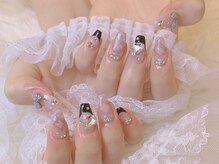 アイネイルズ 四条河原町店(I-nails)/ガーリーチェックネイル