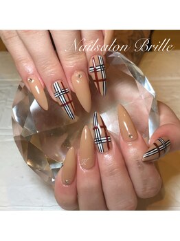 エスフィーネイルサロン ブリーユ(Esfy nailsalon Brille)/バーバリーネイル