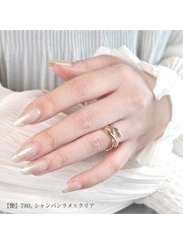 780.シャンパンラメ×クリア