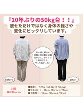 すずも整骨院 整体院/50代ダイエット実績
