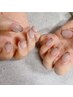 【オフ/フィルイン無料】フレンチネイル