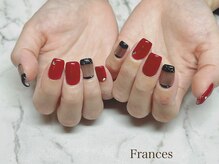 フランセス(Frances)/赤＆シースルーブラック