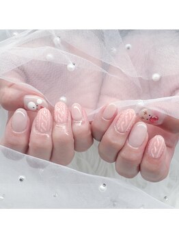 シュシュ(Chou Chou)/ミルキーニットネイル